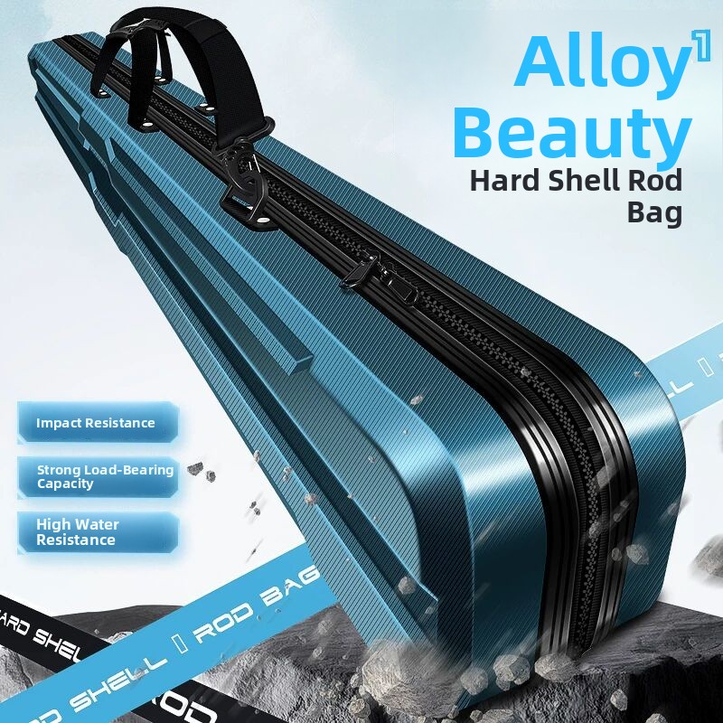 Fishing Equipment Bag - Lichtgewicht, waterdichte, harde hengeltas, draagbare tas