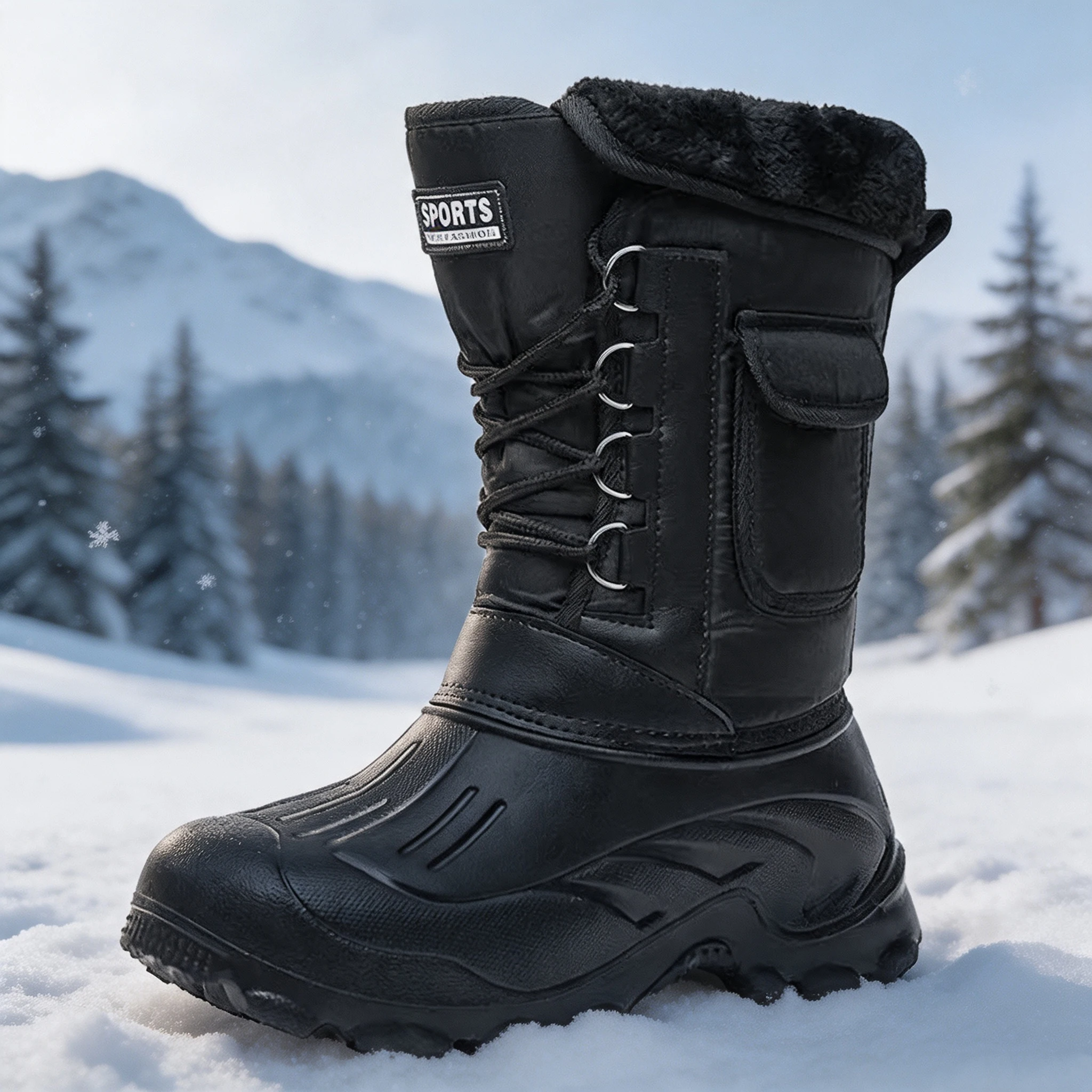 Fishing Equipment Carp - Heren Winter Snowboots Outdoor Visschoenen Sneeuwtrekkingschoenen