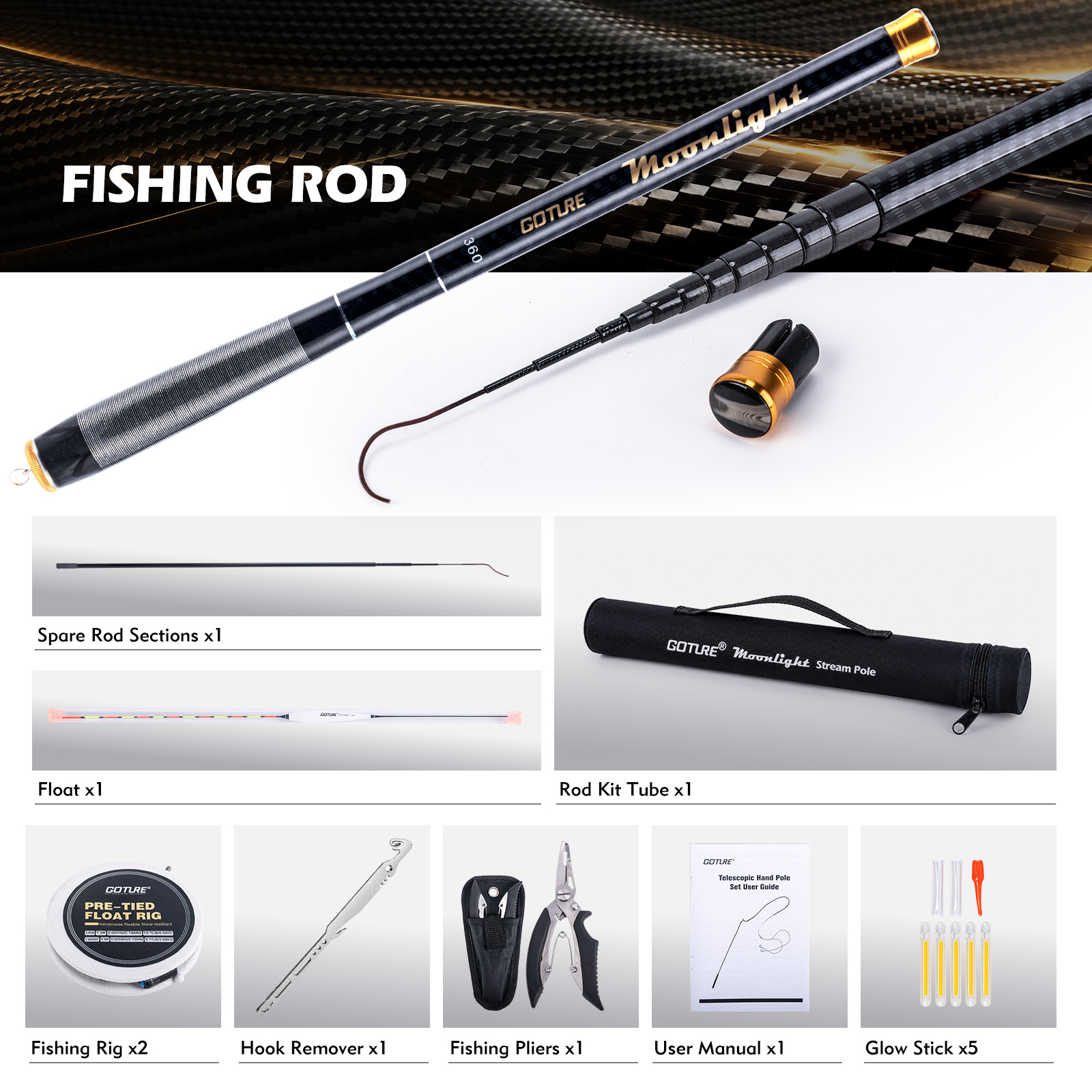 Goture Telescopische Hengel me - Fishing Equipment Bag recensie en prijs