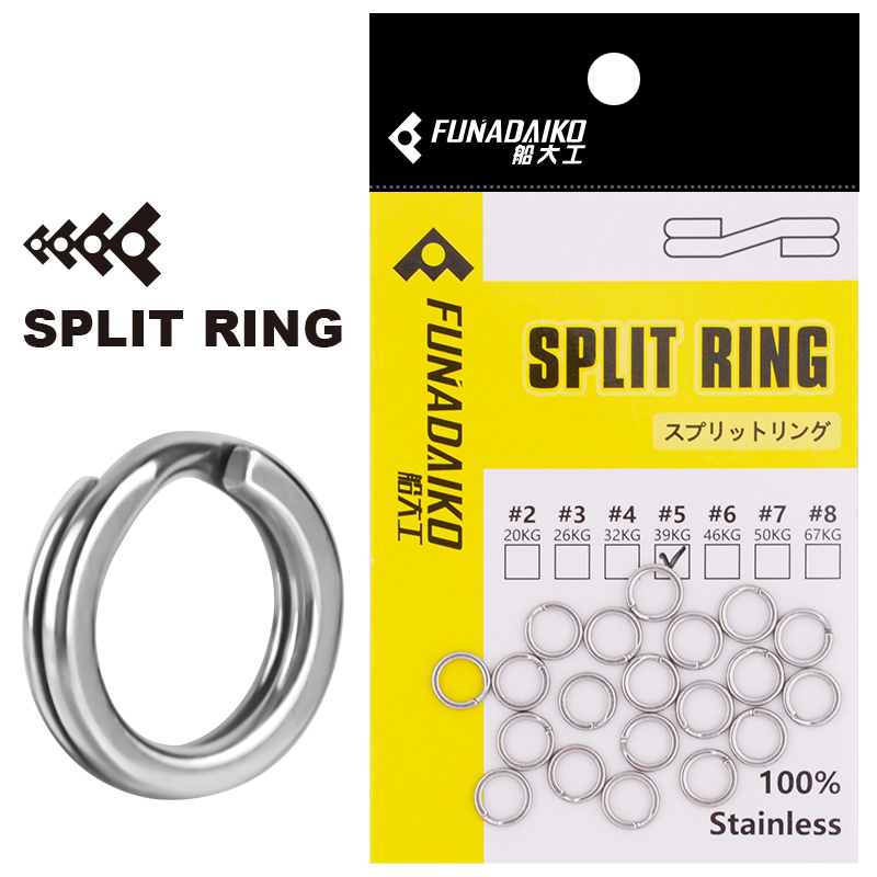 FUNADAIKO RVS Splitringen # 3  - Fishing Equipment Cheap recensie en prijs