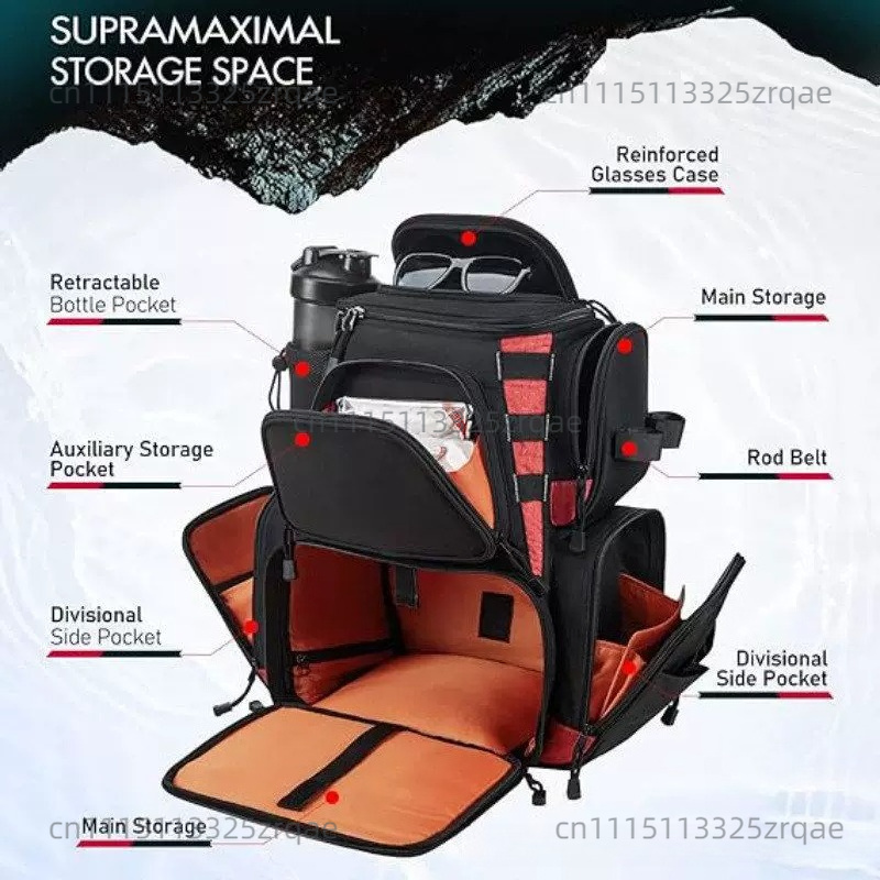 Visuitrusting rugzak met grote - Fishing Equipment Bag recensie en prijs